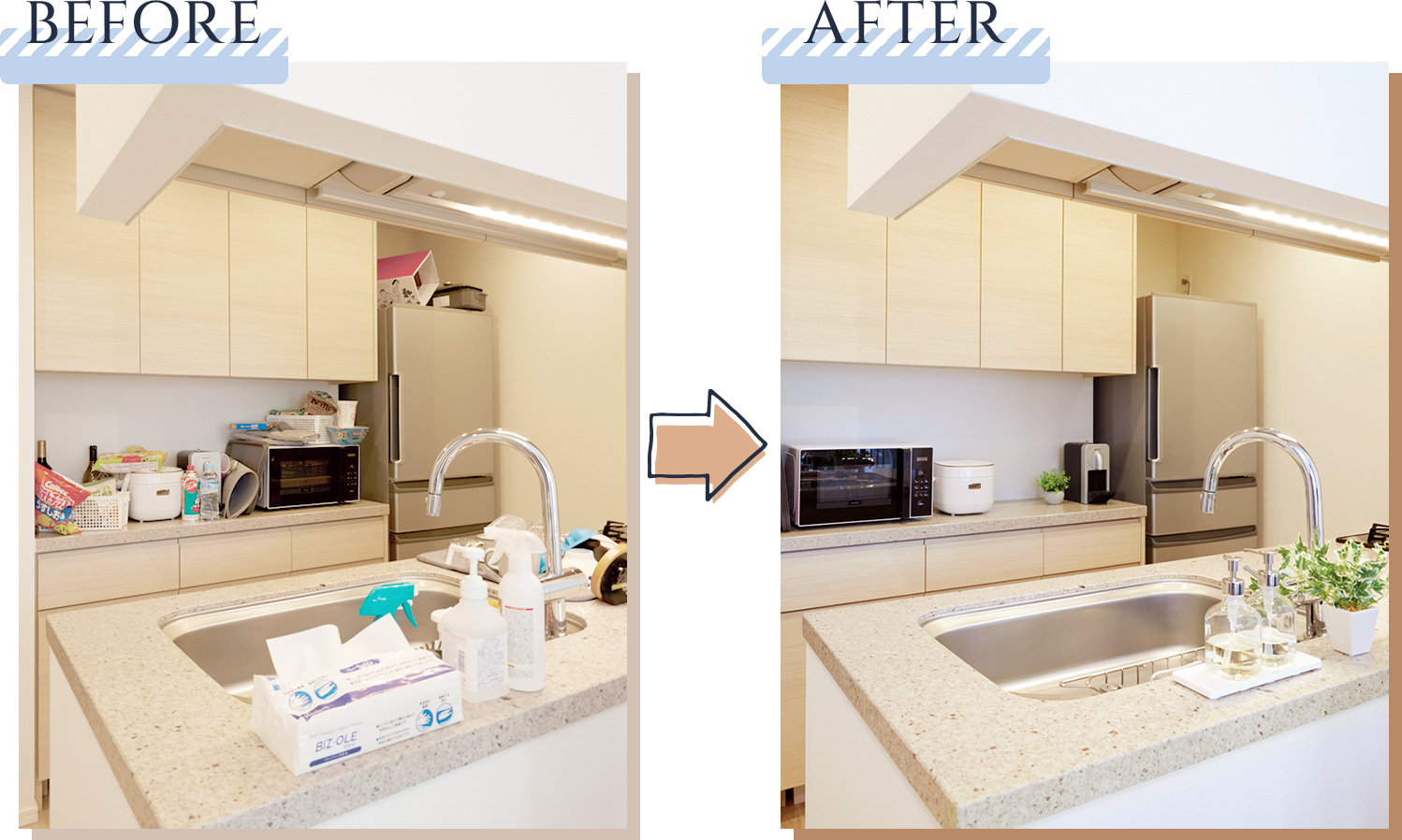 before→after